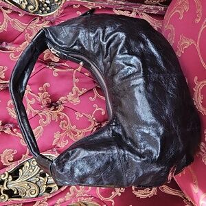 HOBO International Black Leather Bag